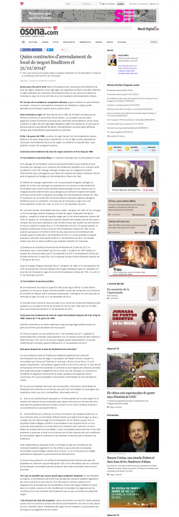 Captura articulo arrendament-contractes