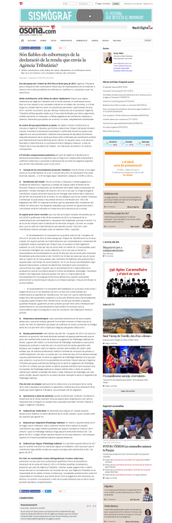 Captura articulo fiabilidad borradores declaracion renta